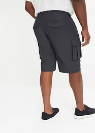 Bermudashorts i 100% bomull med cargolommer, Relaxed Fit, bonprix