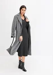 Strikket kjole, ribbestrikk, bonprix