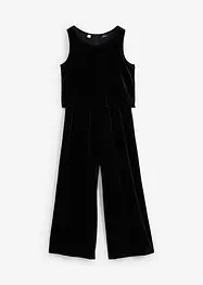 Jumpsuit i fløyel for barn, bonprix