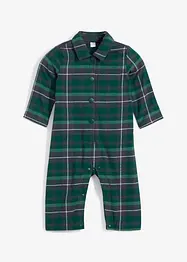 Baby-jumpsuit i flanell, bonprix