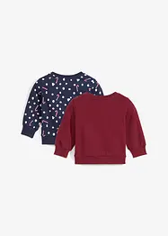 Baby-sweatshirt med julemotiv (2-pack), bonprix