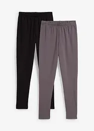 Termo-funksjonsleggings med mykt fleecefôr (2-pack), bonprix