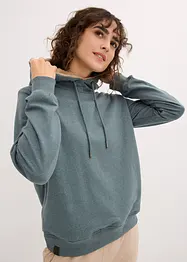 Termo-sweatshirt med hette og teddyfôr, bonprix