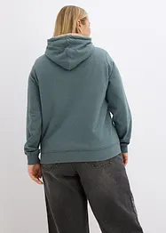 Termo-sweatshirt med hette og teddyfôr, bonprix