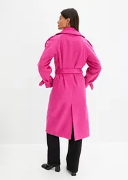 Trenchcoat i ull-look, bonprix