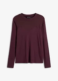 Langermet topp med mesh, bonprix