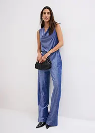 Jumpsuit med glitrende detaljer, bonprix