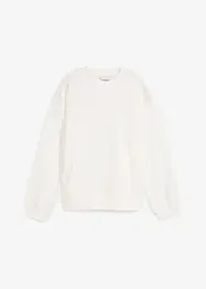 Oversized sweatshirt i ren bomull, bonprix