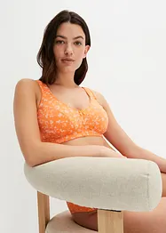 BH uten bøyle med økologisk bomull (2-pack), bonprix