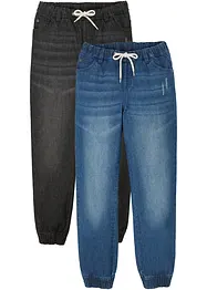 Pull on-bukse til barn (2-pack), bonprix