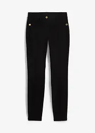 Pull on-bukse med stretch og pynteknapper, bonprix