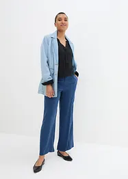 Blusetunika i myk viskose, bonprix