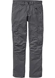 Relaxed Fit cargobukse i ren bomull, Straight, bonprix