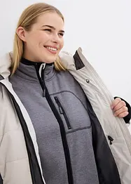 Kort outdoor-kåpe med imitert skinn, vannavvisende, bonprix
