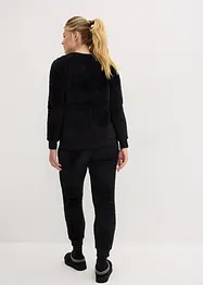 Joggedress i myk fleece (2-delt sett), bonprix