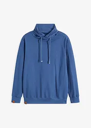 Sweatshirt med sjalkrage i ren økologisk bomull, bonprix