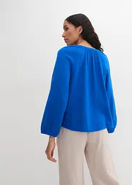 Oversized bluse i musselin, bonprix