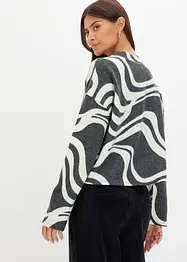 Behagelig, ribbestrikket topp, bonprix