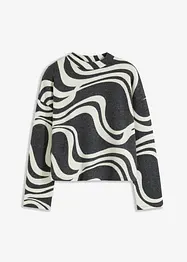 Behagelig, ribbestrikket topp, bonprix