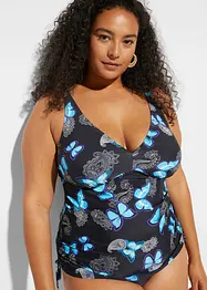 Tankini topp med knytebånd, bonprix