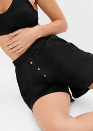 Vevd sateng-shorts, bonprix