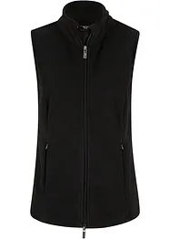 Fleecevest med lommer, bonprix