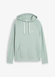 Sweatshirt med hette av ren økologisk bomull, bonprix