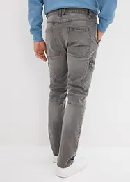 Regular Fit cargo-stretchjeans, Straight, bonprix