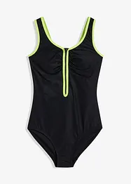 Shape-badedrakt med glidelås, lett formende, bonprix