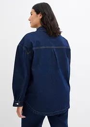 Skjortejakke i denim, oversized, bonprix