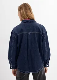 Skjortejakke i denim, oversized, bonprix