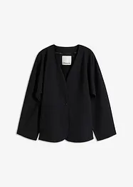 Innsvingt blazer i behagelig Punto di Roma-materiale, bonprix