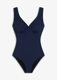 Shape-badedrakt, sterkt formende, med V-hals, bonprix