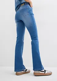 Bootcut jeans med høyt liv og stretch, bonprix