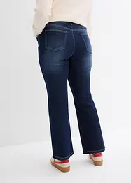 Bootcut jeans med høyt liv og stretch, bonprix