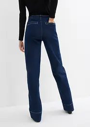 Wide Leg Jeans Mid Waist, stretch, bonprix