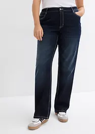 Straight Jeans, Mid Waist, komfortlinning, bonprix