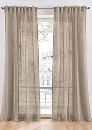 Gardin i lin-stil (1-pack), bonprix