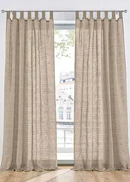 Gardin i lin-stil (1-pack), bonprix