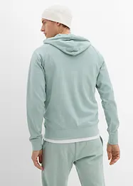 Sweatshirt med hette av ren økologisk bomull, bonprix