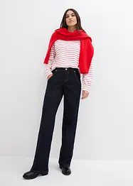 Oversized genser med flaggermusermer, bonprix