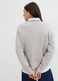 Sweatshirt i ren økologisk bomull, bonprix