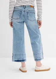 Wide Leg-jeans Mid Waist, cropped, bonprix