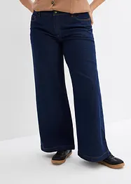 Wide Leg-jeans, Mid Waist, Full Length, bonprix