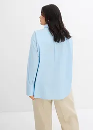 Oversized bluse i ren økologisk bomull, bonprix