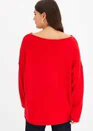 Oversized genser med flaggermusermer, bonprix