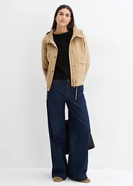 Wide Leg-jeans, Mid Waist, Full Length, bonprix