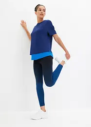 Sømløse leggings med fargegradering, hurtigtørkende, bonprix