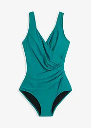 Shape-badedrakt i omslagslook, middels formende, bonprix