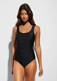Shape-badedrakt med pyntefolder, lett formende, bonprix